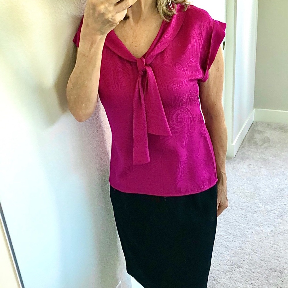 Trina Turk paisley blouse